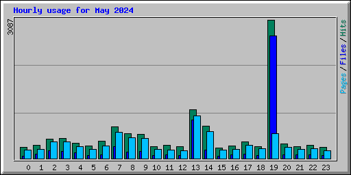 Hourly usage for May 2024